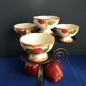 Vtg Franciscan Dessert Footed Bowls